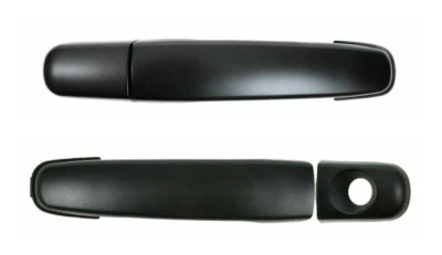 Juego de manijas de puerta delantera exterior 2 LH RH negras nuevas para Chevy Pontiac Saturn Suzuki Foto 1 de 4