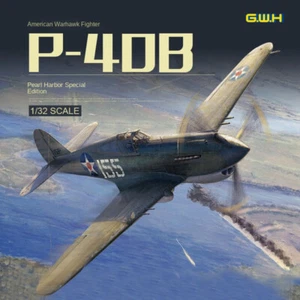 Great Wall L3202 1/32 Scale P-40B Warhawk Pearl Harbor Plastic Model Kit - Picture 1 of 5