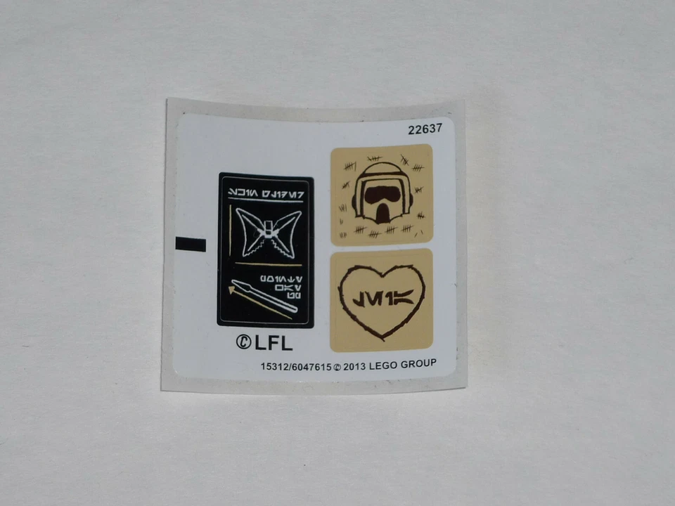 Lego Star Wars 10236 Ewok Village Sticker Sheet NEW Original No Bricks - Image 1 of 1