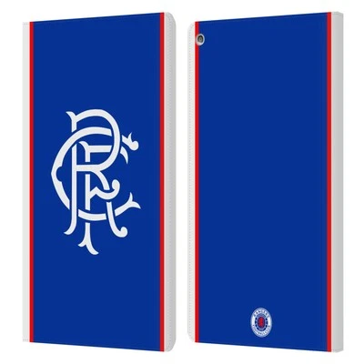 OFFICIAL RANGERS FC 2025/26 KIT LEATHER BOOK WALLET CASE COVER FOR AMAZON FIRE - Image 1 of 4