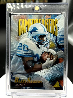Barry Sanders 1995 Pinnacle Gamebreakers 11/15 Foto 1 de 4