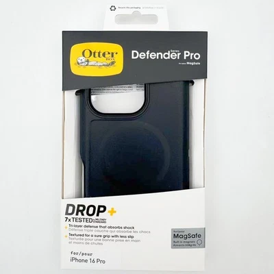 OtterBox Defender para MagSafe para iPhone 16 Pro (sin funda), Funda Negra Foto 1 de 3