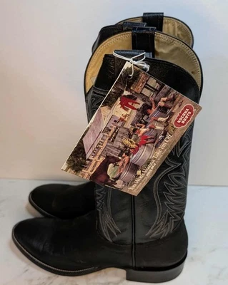 Botas de Vaquero Nocona Vintage Talla 10 3501-30-610 110 B Buffalo Foto 1 de 4