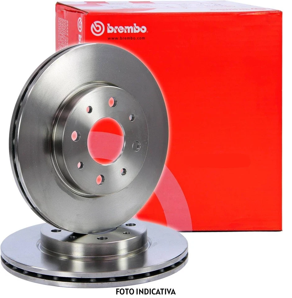 COPPIA DISCHI FRENO ANT BREMBO SKODA ROOMSTER Praktik 1.4 TDI 51KW 07>10 0970... - Immagine 1 di 1