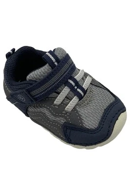 Stride Rite 学步儿童 男孩 Soft Motion Kylo 运动鞋 海军蓝/灰色 — 第 1/3 张图片