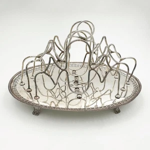 RARE PIERCED TOAST RACK OLD SHEFFIELD PLATE GEORGE III c1780 A/F - Picture 1 of 8