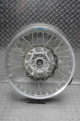 2012 YAMAHA YZ250F REAR TAKASAGO EXCEL WHEEL RIM J18X2.15 & ROTOR 3.96MM - Image 1 of 4