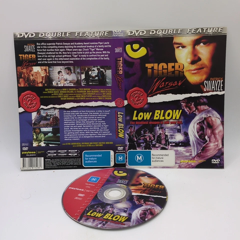Tiger Warsaw/ Low Blow Double Feature DVD - R4 DISC & ART ONLY D51 - image 1 of 1