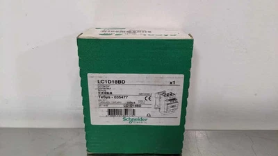 Contactor Schneider Electric LC1D18BD 18A 18A 24VDC 7,5KW 10HP/480V Foto 1 de 4
