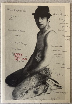 Larry Kert Memorial Program / Playbill 1991 Winter Garden - Notas manuscritas Foto 1 de 4