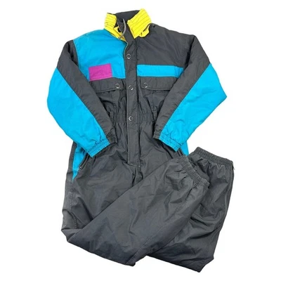 Vintage Rodeo One Piece Ski Snowboard Suit Retro Festival Mens Small - Image 1 of 4