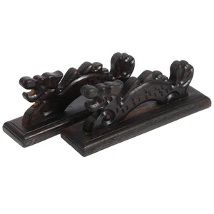 2 Pcs Dragon-shaped Pen Holder Tilting Calligraphy Writing Brush Stand - Imagen 1 de 12