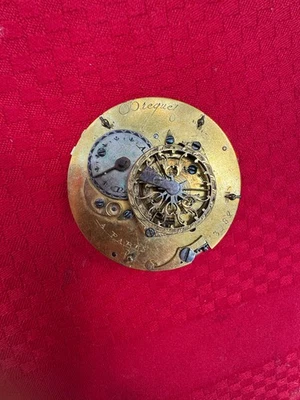 Movimiento Reloj Bolsillo Breguet Antiguo Foto 1 de 3