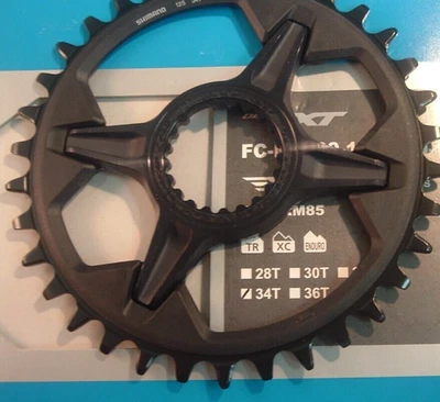 Shimano Deore XT DM 32T CRM85 MTB Chainring-NEW/NOS 1x12-Spd- 8100-1/8130-1 Mint - Image 1 of 4