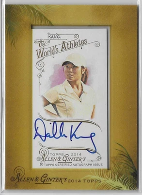 DANIELLE KANG ~ 2014 Topps Allen and Ginter #AGA-DK  FRAMED MINI AUTOGRAPH  Golf - Image 1 of 2