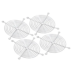 120mm Fan Finger Grill, 4 Pack Metal Grill Protector Guard, Silver - Afbeelding 1 van 5