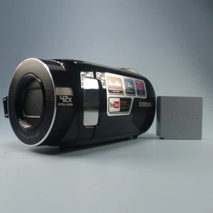 Samsung SMX-F30BP Handheld High Definition Camcorder Black Tested - Picture 1 of 9
