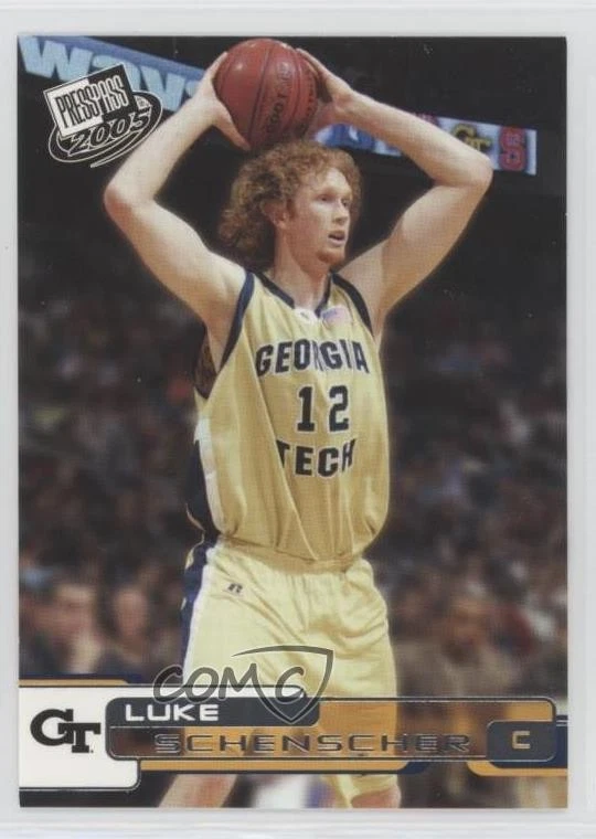 2005-06 Press Pass Luke Schenscher #27 Rookie RC - Image 1 of 2