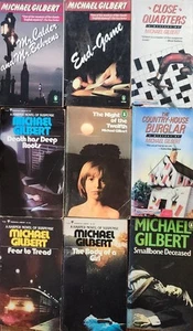 Lot 9 Michael Gilbert VTG British Mystery Suspense PB Books - Bild 1 von 1