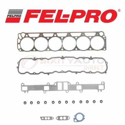 Fel-Pro Cylinder Head Gasket Set for 1960-1977 Mercury Comet 2.4L 2.8L 3.3L kz Foto 1 de 4
