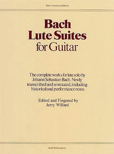 Bach Lute Suites for Guitar Advanced Classical Sheet Music Fingerings Book - Picture 1 of 1
