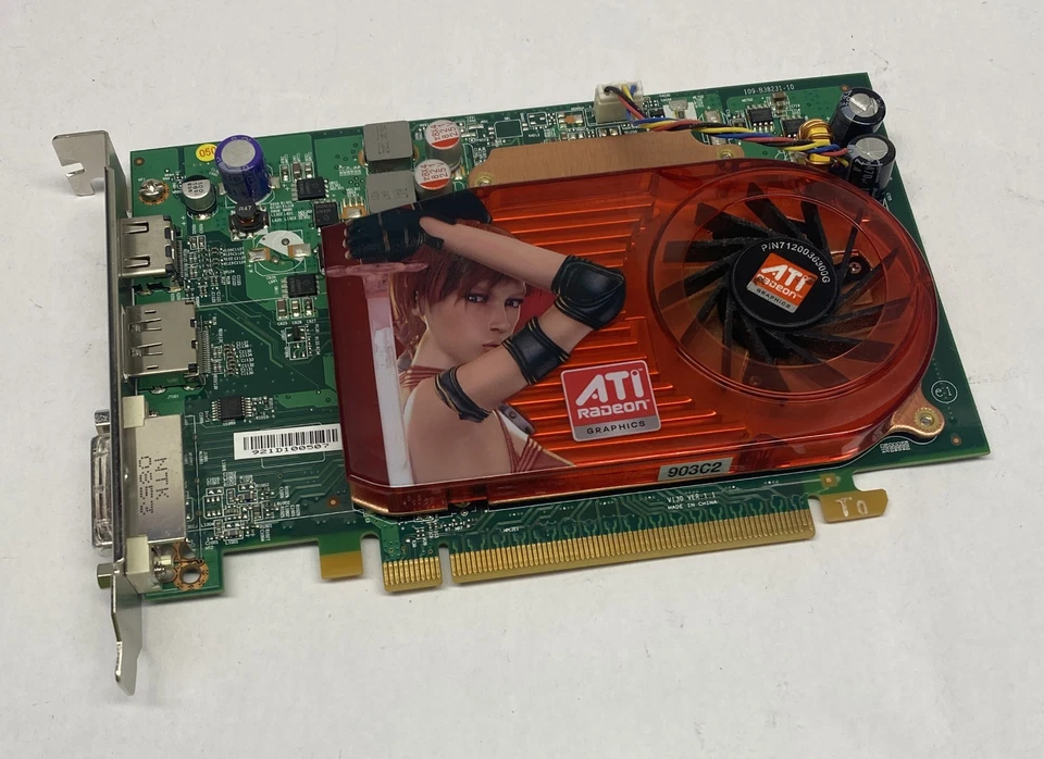 256MB Dell K629C ATi Radeon HD 3650 DVI / HDMI / DP PCI-e Graphics Video Card - Image 1 of 4