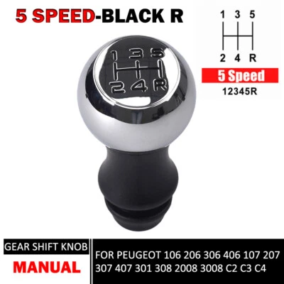 Palanca de cambios manual 5 velocidades para Peugeot 407 301 308 Citroen C2 C3 C4 Foto 1 de 4