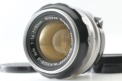 [Near MINT] 6 Blade Nippon Kogaku Nikkor-S Auto 50mm F1.4 Lens Nikon From JAPAN - Image 1 of 4
