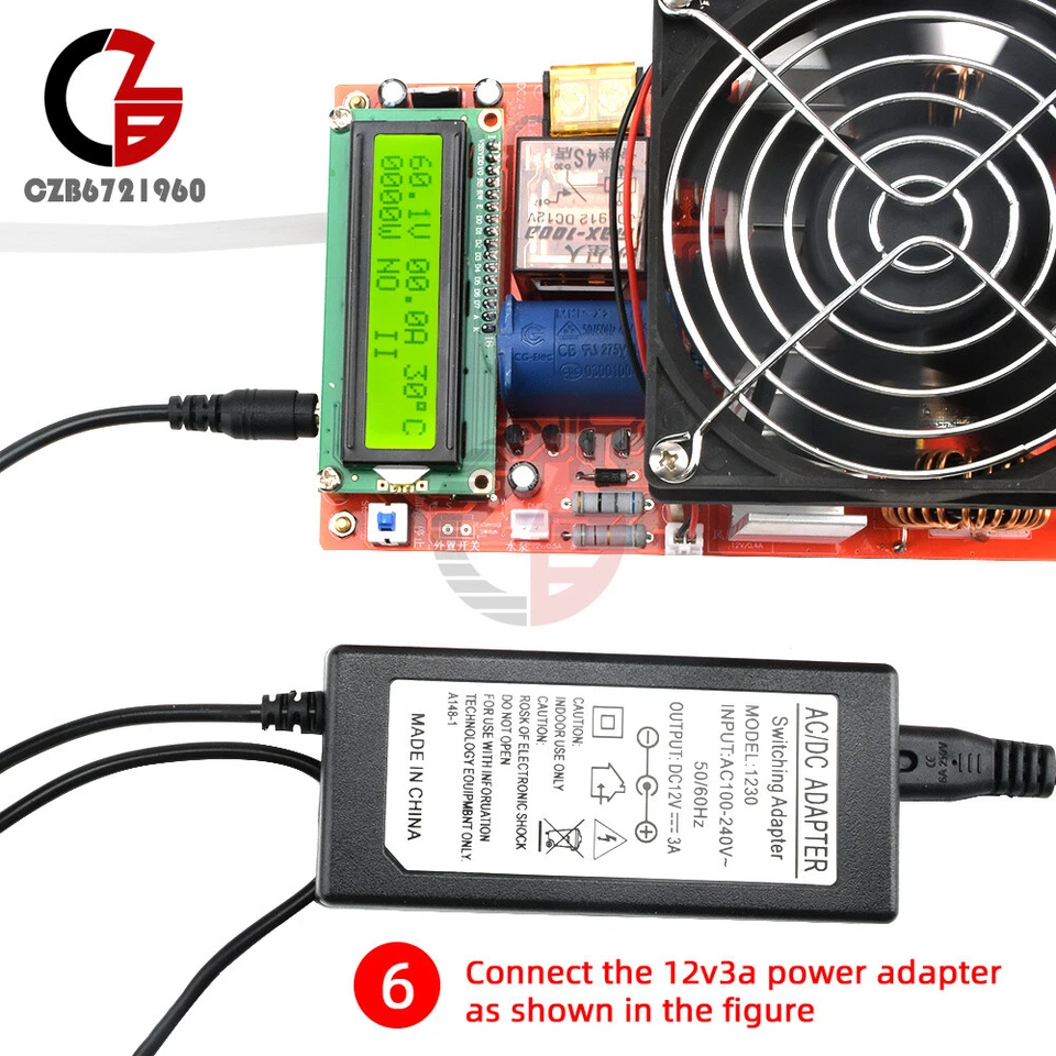 ZVS 2000W High Voltage Induction Heater Module Flyback Driver Heating Module Kit - Image 1 of 1