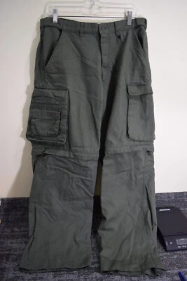 Boy Scout ADULT 34x30 Pants WINTER Official Convertible CANVAS Uniform FLAW K379 - Image 1 of 4