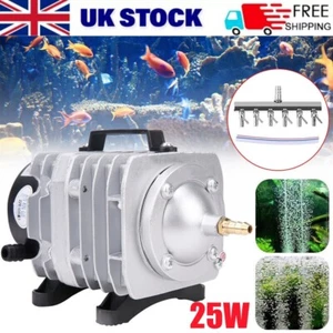 25W 40L/min AC Piston Electromagnetic Air Compressor Pump For Fish Tank Aquarium - Picture 1 of 14