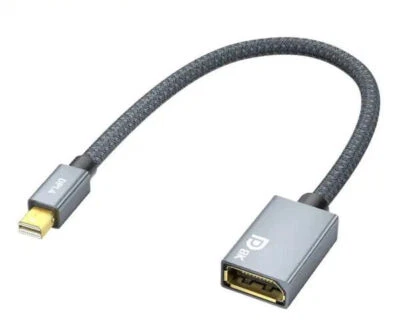 Mini Displayport 1.4 to Displayport Female Extension Cable 8K60HZ - Image 1 of 4