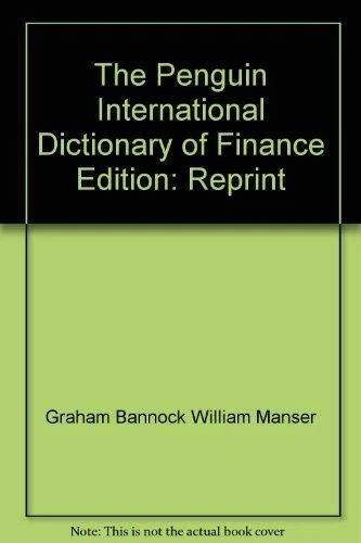 Dictionary of Finance, The Penguin International By Graham Banno - Image 1 of 1