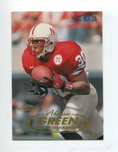 Fleer #230 1998 Ahman Green Nebraska Cornhuskers/Seahawks novato - Imagen 1 de 1