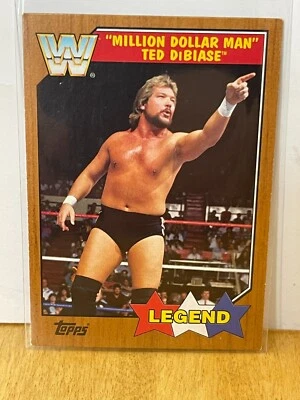 WWE Heritage Topps 2017 - Legend #85 "Million Dollar Man" Ted Dibiase - Bronze - Image 1 of 2