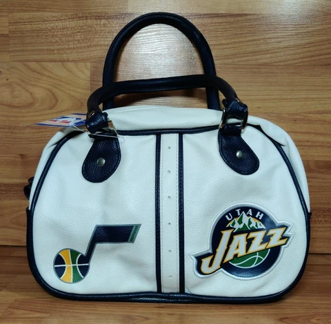 UTAH JAZZ NBA Womens Handbag Purse, Bowling Bag Style New w/ Tags! Cover