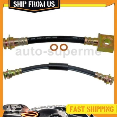 Juego de manguera de freno trasero línea 2 piezas para Dodge Spirit 1991 1992 2,2 L Foto 1 de 4
