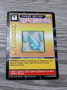 Flood Bo-105 Power Blast Unlimited Digimon CCG 1999 Bandai Toei Card - Bild 1 von 2