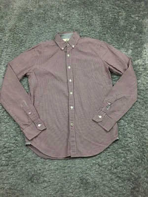 American Eagle Button Up Shirt Mens Size XS Extra Small Red White Check Classic - Image 1 of 4