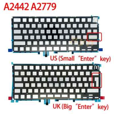 New Keyboard Backlight For MacBook Pro A2442 A2779 Keyboard Backlit Sheet - Image 1 of 3