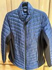 32 Degrees Size M Womens Blue No Hood Insulated Down Quilted Jacket