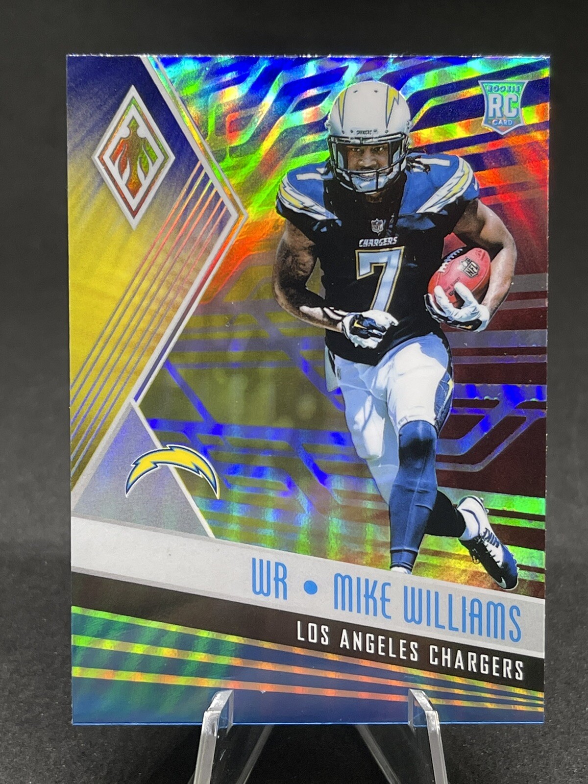 2017 Panini Phoenix Rookie Color Burst #122 Mike Williams Los Angeles Chargers