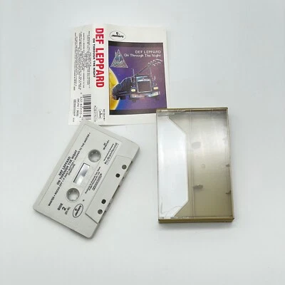 Vintage Def Leppard - On Through The Night - Cassette Tape 1986 Mercury - Metal - Image 1 of 4