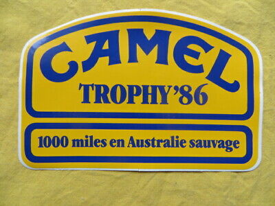 CAMEL Trophy 1986 - 1000 Miles En Australie - Autocollant • 5€
