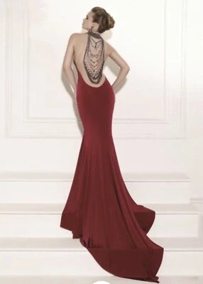 Tarik Ediz 勃艮第串珠领 12 码 — 第 1/4 张图片