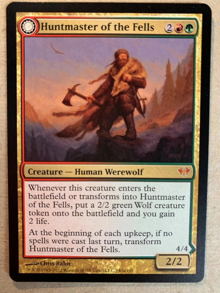 MTG 1x Huntmaster of the Fells Dark Ascension Modern Magic the Gathering x1 NM - Image 1 of 1