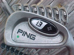 PING i3 + Stainless Green Dot RH Golf Clubs Irons Set 3 - PW w Dynamic Gold S300 - Picture 1 of 14