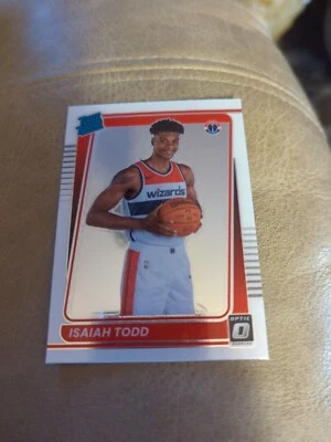 2021-22 Panini Donruss Optic Isaiah Todd Rated Rookie #187 Washington Wizards - Image 1 of 2