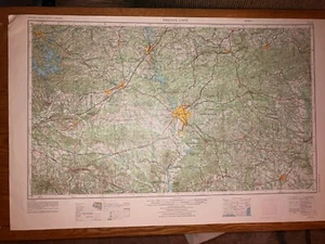 Phenix City AL Russell Co. USGS Topographical Geological Survey Quadrangle Map - Picture 1 of 10