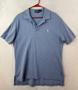 Polo Ralph Lauren Mens Large Blue Short Sleeve Shirt - Picture 1 of 14
